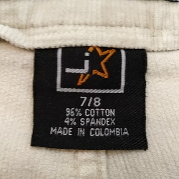 Jalate Jeans Wear Corduroy Shortie Shorts Junior 7/8 Tan - Picture 3 of 14